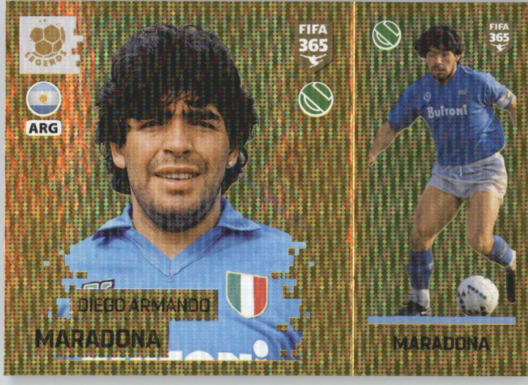 Diego Armando Maradona 2019 Panini FIFA 365 Gold #441
