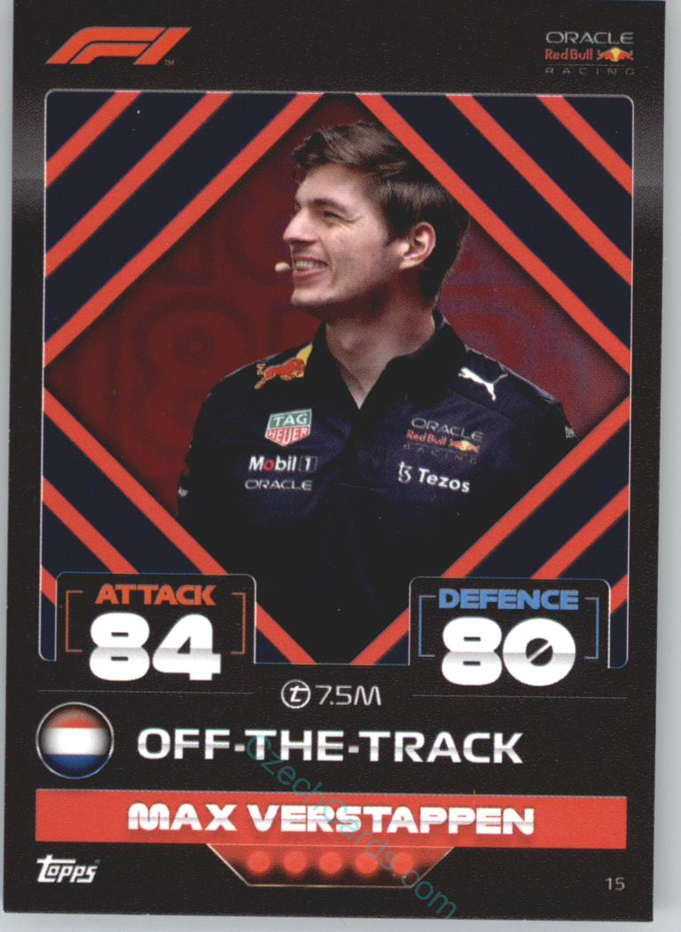 Max Verstappen (Red Bull Racing) 2022 Turbo Attax #15