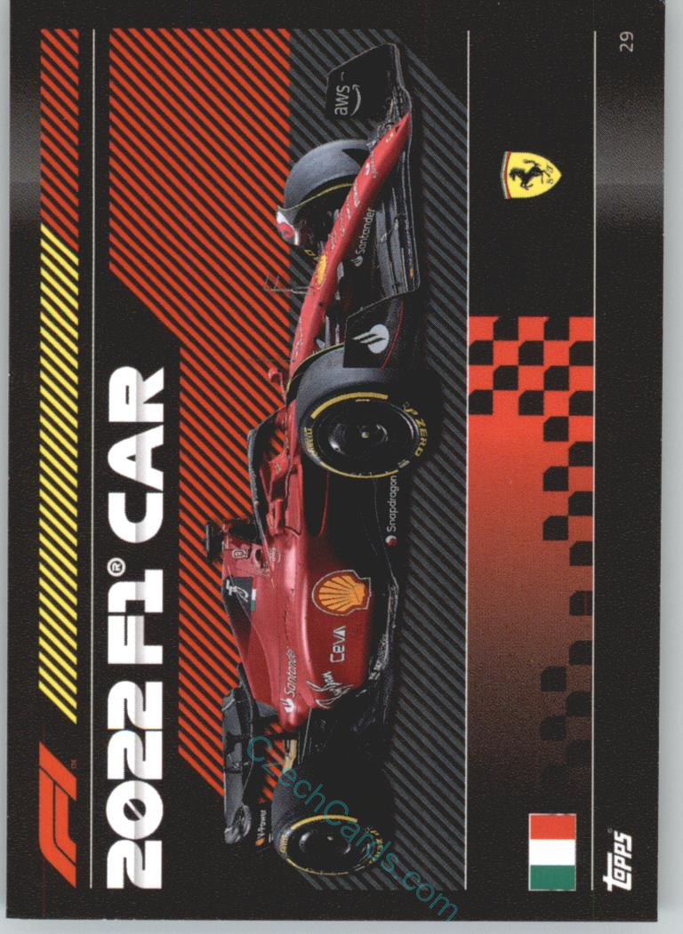 Ferrari Car (Ferrari) 2022 Turbo Attax #29