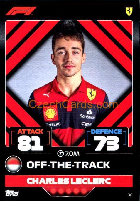 Charles Leclerc (Ferrari) 2022 Turbo Attax #36