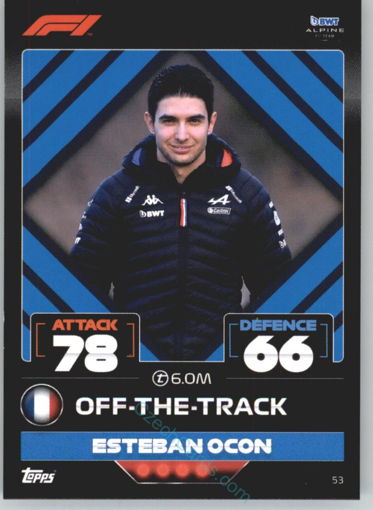 Esteban Ocon (Alpine) 2022 Turbo Attax #53