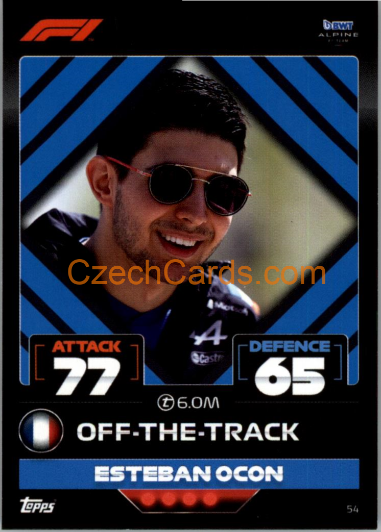 Esteban Ocon (Alpine) 2022 Turbo Attax #54