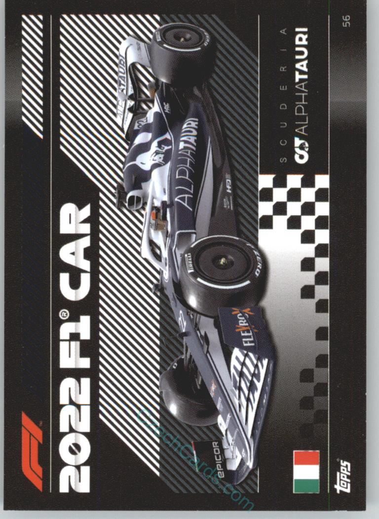Scuderia AlphaTauri Car (Scuderia AlphaTauri) 2022 Turbo Attax #56