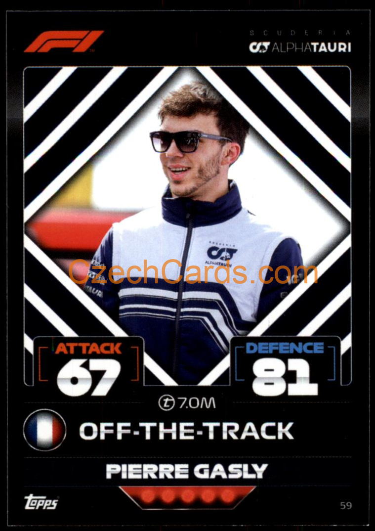 Pierre Gasly (Scuderia AlphaTauri) 2022 Turbo Attax #59