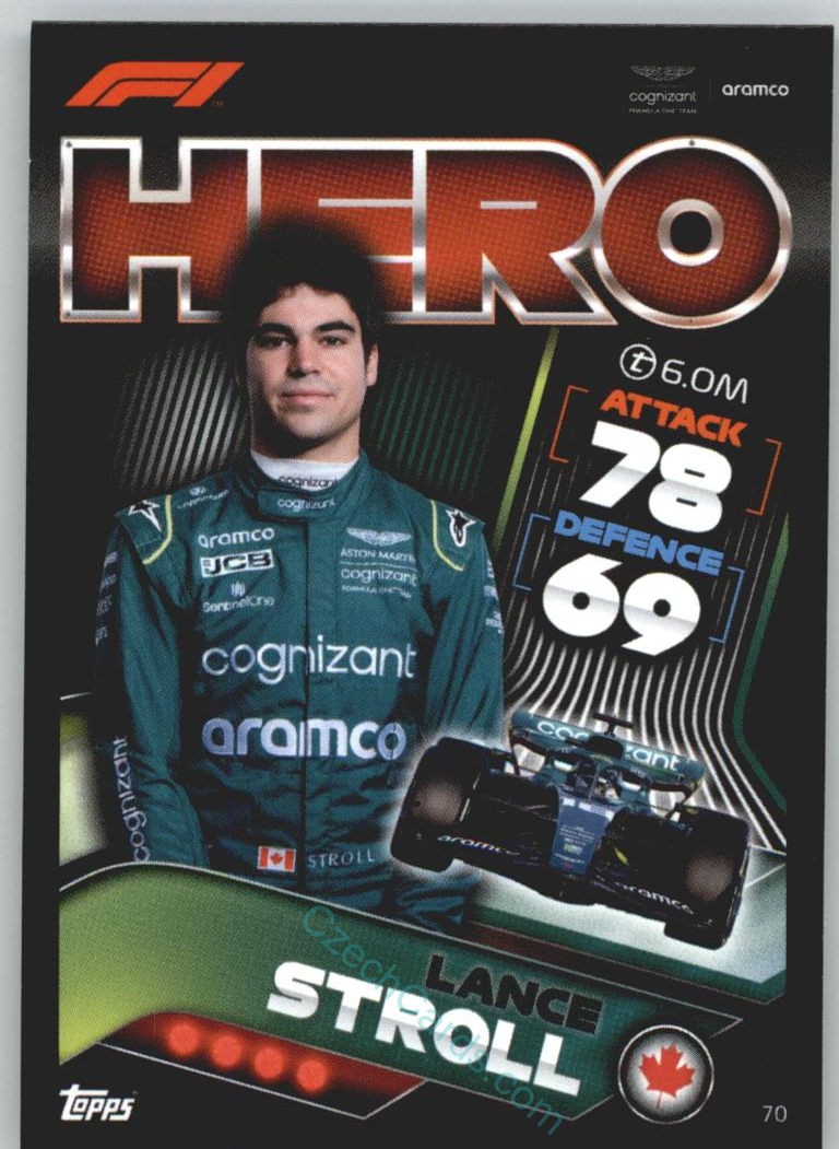 Lance Stroll (Aston Martin) 2022 Turbo Attax #70