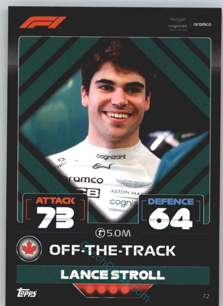 Lance Stroll (Aston Martin) 2022 Turbo Attax #72