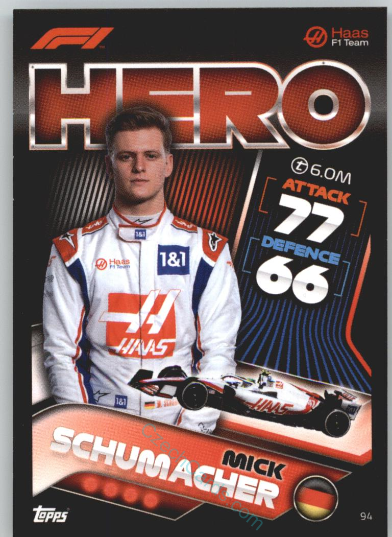 Mick Schumacher (Haas) 2022 Turbo Attax #94