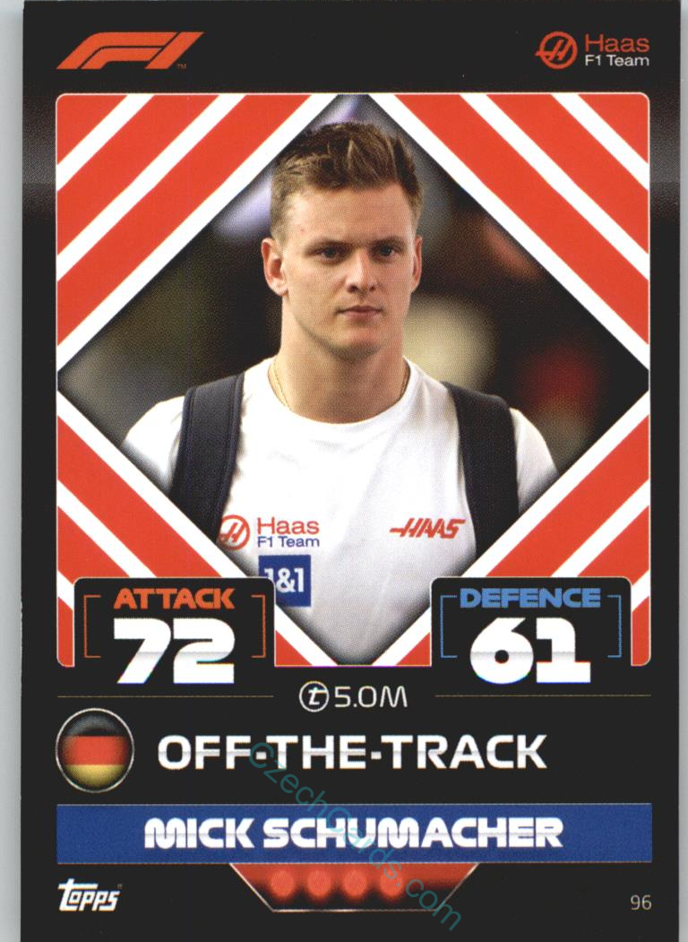Mick Schumacher (Haas) 2022 Turbo Attax #96