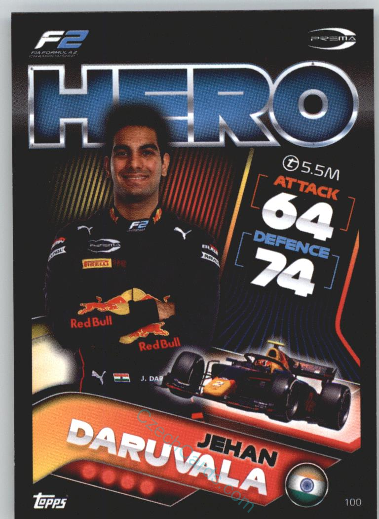Jehan Daruvala (PREMA Racing) 2022 Turbo Attax #100