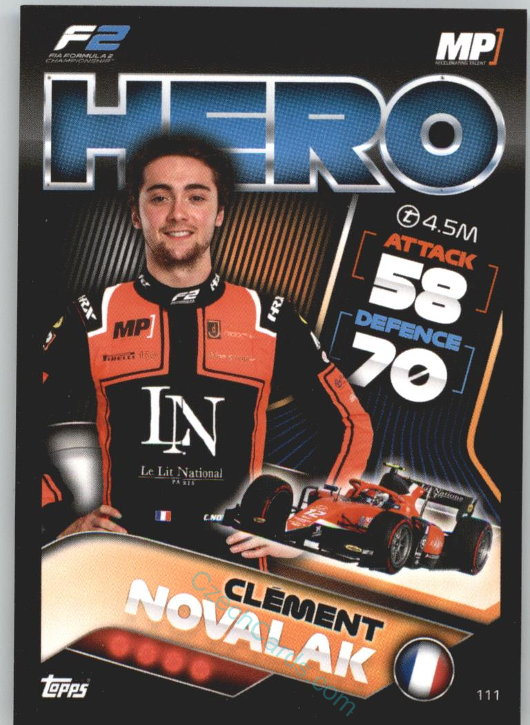 Clément Novalak (MP Motorsport) 2022 Turbo Attax #111