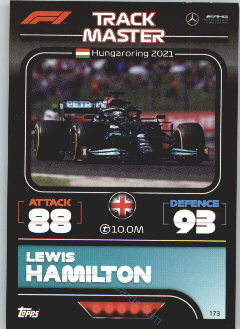 Lewis Hamilton (Mercedes-AMG) 2022 Turbo Attax #173