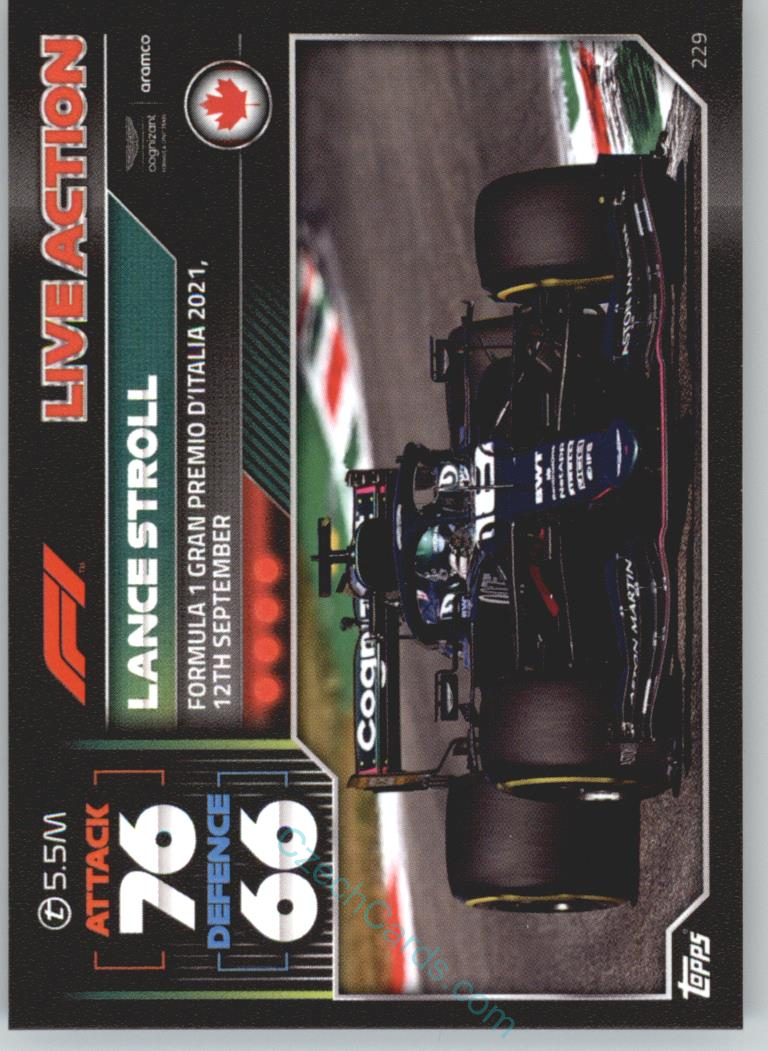 Lance Stroll (Aston Martin) 2022 Turbo Attax #229
