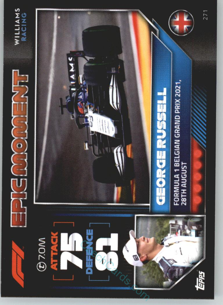 George Russell (Williams) 2022 Turbo Attax #271