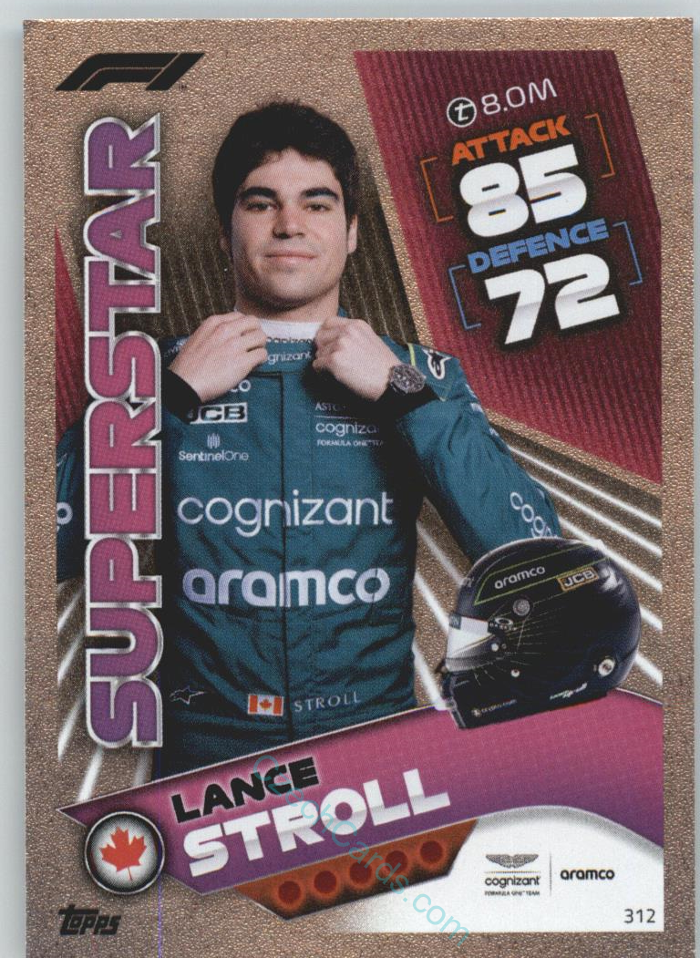Lance Stroll (Aston Martin) 2022 Turbo Attax #312