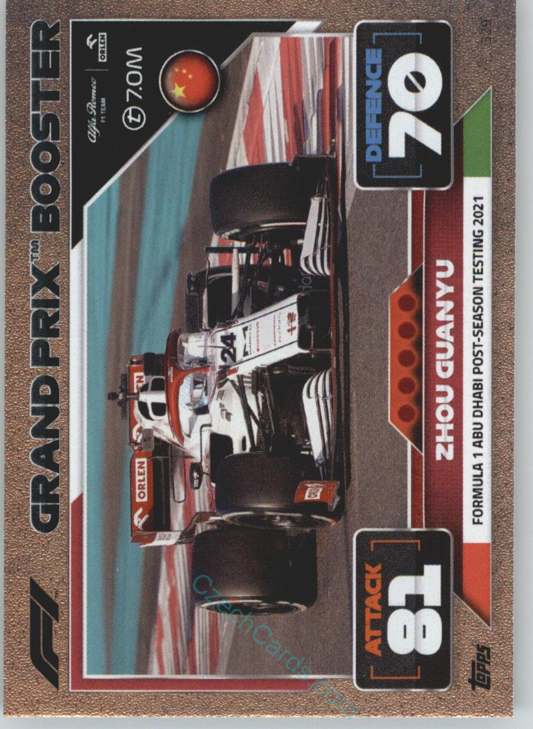 Zhou Guanyu (Alfa Romeo) 2022 Turbo Attax #329