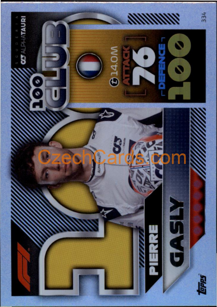 Pierre Gasly (Scuderia AlphaTauri) 2022 Turbo Attax #334