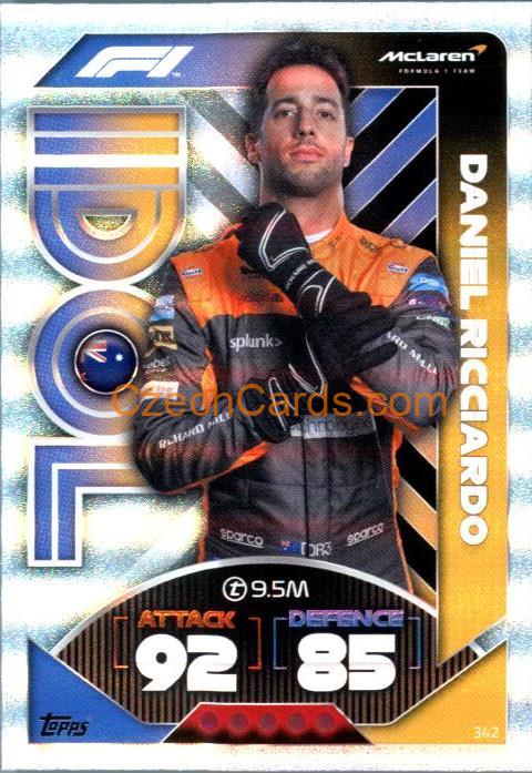 Daniel Ricciardo (McLaren) 2022 Turbo Attax #342